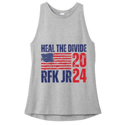 Heal The Divided Jfk Jr 2024 Ladies PosiCharge Tri-Blend Wicking Tank