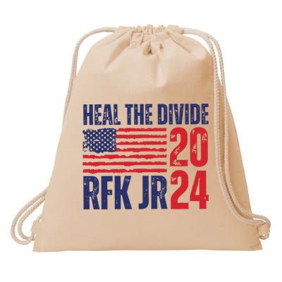 Heal The Divided Jfk Jr 2024 Drawstring Bag