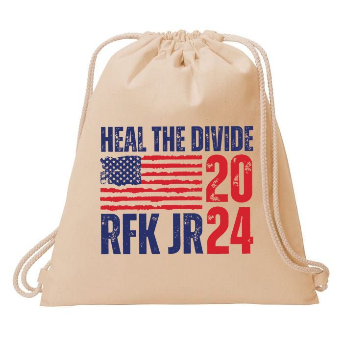 Heal The Divided Jfk Jr 2024 Drawstring Bag