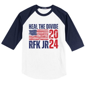 Heal The Divided Jfk Jr 2024 Baseball Sleeve Shirt