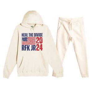 Heal The Divided Jfk Jr 2024 Premium Hooded Sweatsuit Set