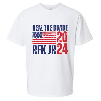 Heal The Divided Jfk Jr 2024 Sueded Cloud Jersey T-Shirt