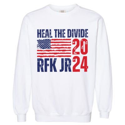 Heal The Divided Jfk Jr 2024 Garment-Dyed Sweatshirt