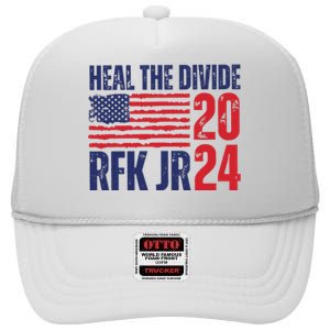 Heal The Divided Jfk Jr 2024 High Crown Mesh Back Trucker Hat