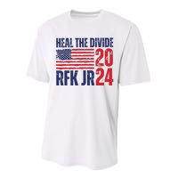 Heal The Divided Jfk Jr 2024 Performance Sprint T-Shirt