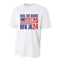 Heal The Divided Jfk Jr 2024 Youth Performance Sprint T-Shirt