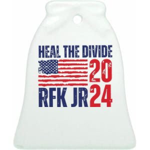 Heal The Divided Jfk Jr 2024 Ceramic Bell Ornament