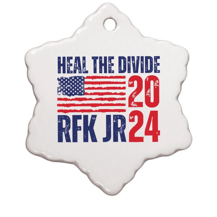 Heal The Divided Jfk Jr 2024 Ceramic Star Ornament