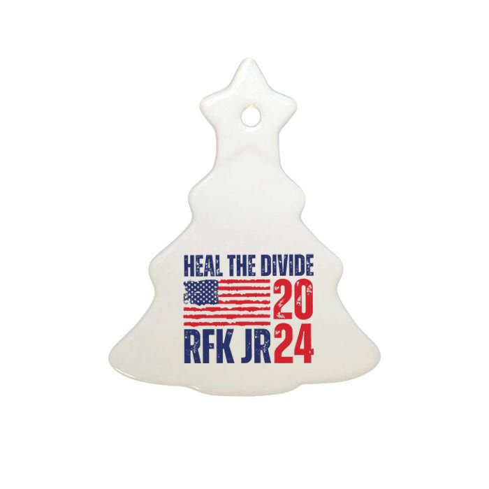 Heal The Divided Jfk Jr 2024 Ceramic Tree Ornament