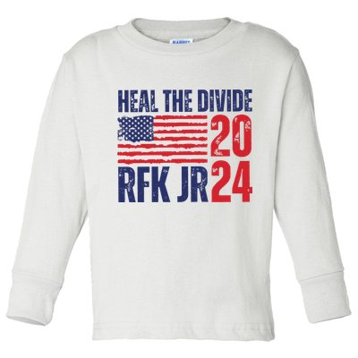 Heal The Divided Jfk Jr 2024 Toddler Long Sleeve Shirt