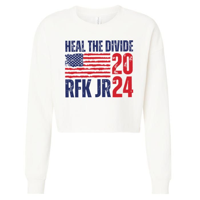 Heal The Divided Jfk Jr 2024 Cropped Pullover Crew