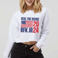 Heal The Divided Jfk Jr 2024 Cropped Pullover Crew