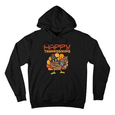 Happy Thanksgiving Dabbing Dance Gamer Turkey Hoodie