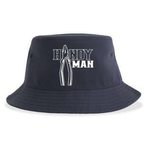 Handyman Title Diy Fix Handyman Sustainable Bucket Hat