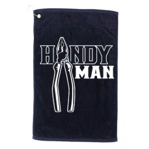 Handyman Title Diy Fix Handyman Platinum Collection Golf Towel