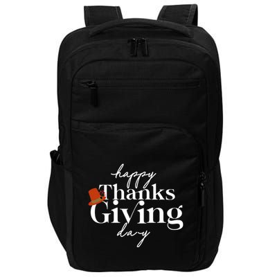 Happy Thanksgiving Day Impact Tech Backpack
