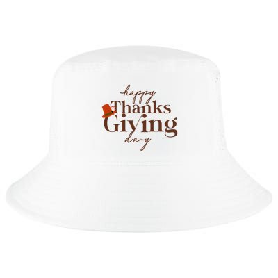 Happy Thanksgiving Day Cool Comfort Performance Bucket Hat