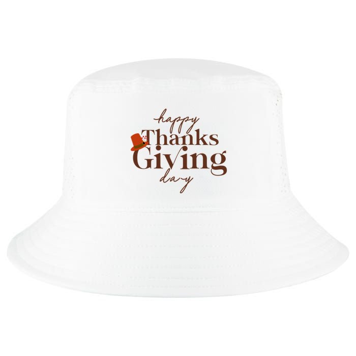 Happy Thanksgiving Day Cool Comfort Performance Bucket Hat