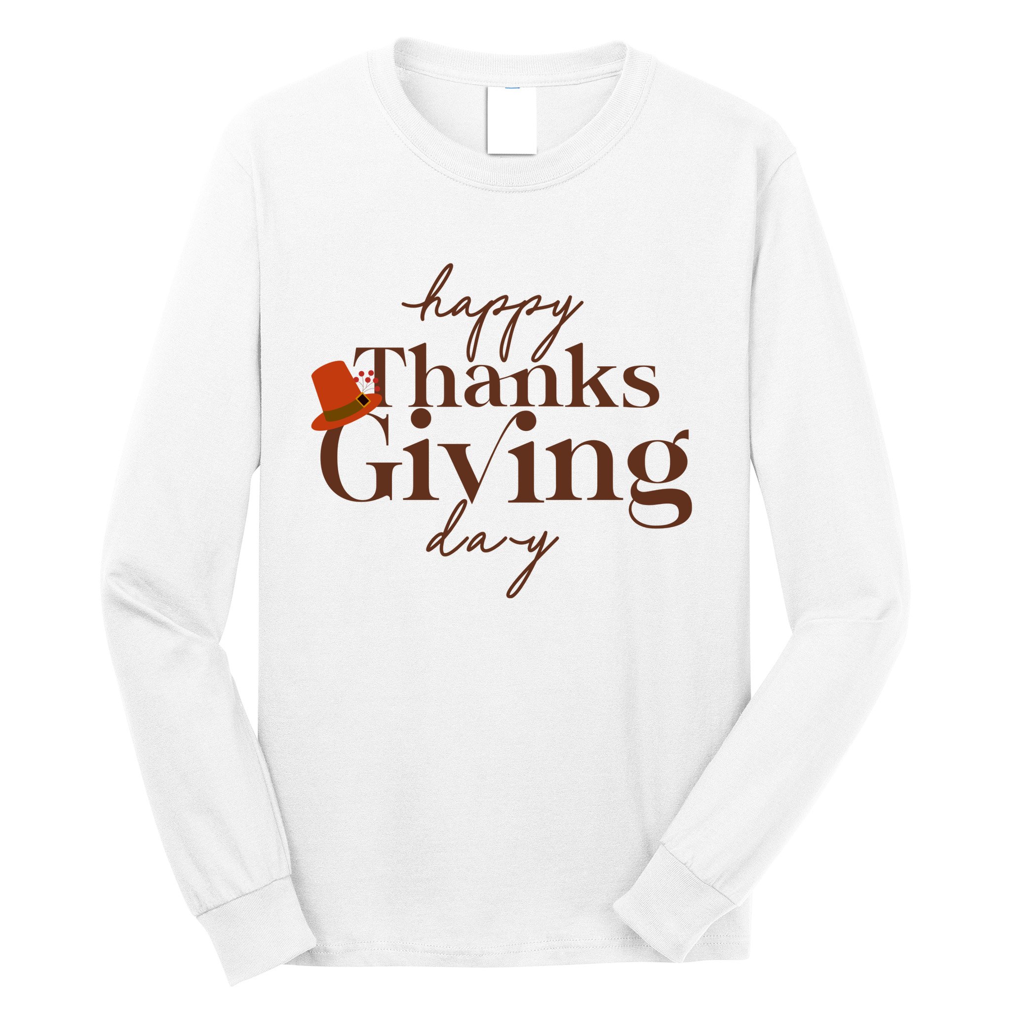 Happy Thanksgiving Day Long Sleeve Shirt
