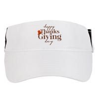 Happy Thanksgiving Day Adult Drive Performance Visor