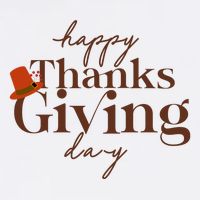 Happy Thanksgiving Day Flatbill Hat