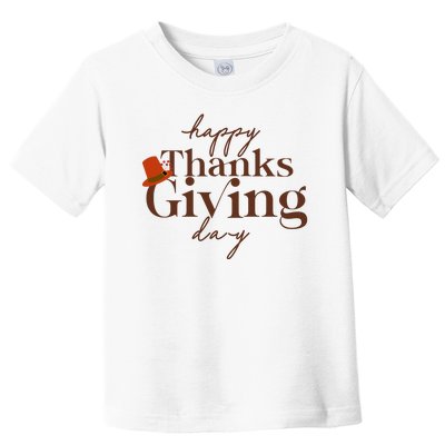 Happy Thanksgiving Day Toddler T-Shirt