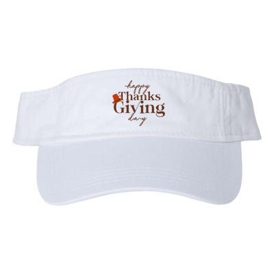 Happy Thanksgiving Day Valucap Bio-Washed Visor