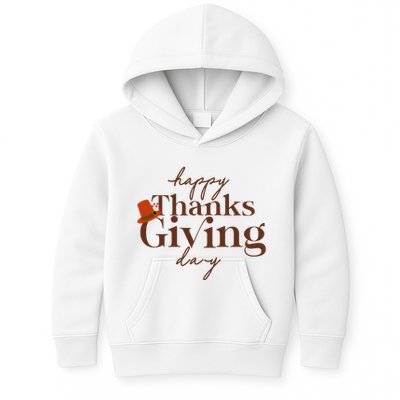 Happy Thanksgiving Day Kids Hoodie