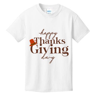 Happy Thanksgiving Day Kids T-Shirt
