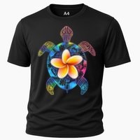 Hawaiian Tie Dye Sea Turtle Hawaii Cooling Performance Crew T-Shirt