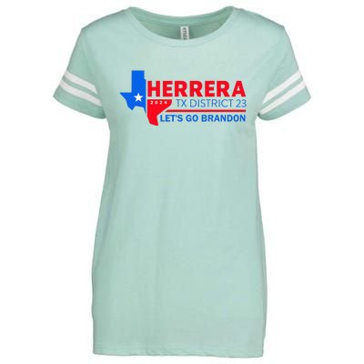 Herrera Tx District 23 LetS Go Brandon 2024 Quote Enza Ladies Jersey Football T-Shirt