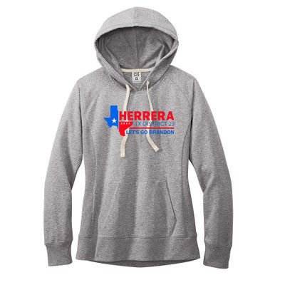 Herrera Tx District 23 LetS Go Brandon 2024 Quote Women's Fleece Hoodie