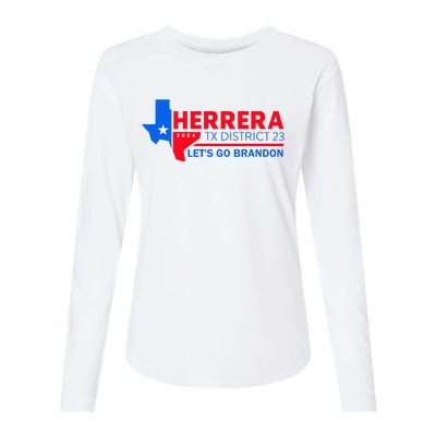 Herrera Tx District 23 LetS Go Brandon 2024 Quote Womens Cotton Relaxed Long Sleeve T-Shirt