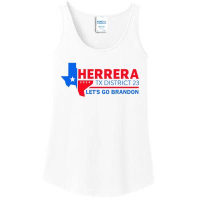 Herrera Tx District 23 LetS Go Brandon 2024 Quote Ladies Essential Tank