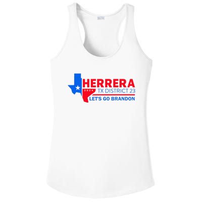 Herrera Tx District 23 LetS Go Brandon 2024 Quote Ladies PosiCharge Competitor Racerback Tank