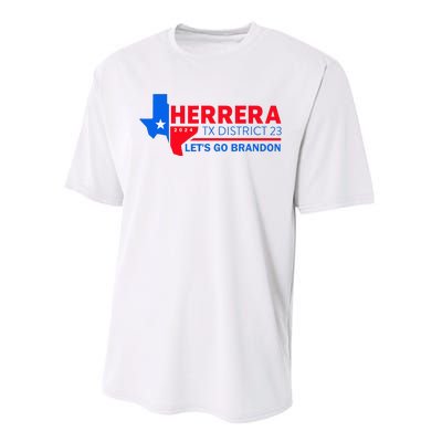 Herrera Tx District 23 LetS Go Brandon 2024 Quote Performance Sprint T-Shirt