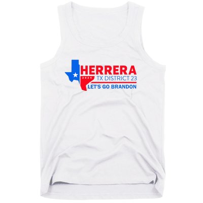 Herrera Tx District 23 LetS Go Brandon 2024 Quote Tank Top