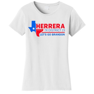 Herrera Tx District 23 LetS Go Brandon 2024 Quote Women's T-Shirt