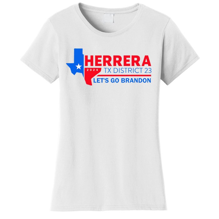 Herrera Tx District 23 LetS Go Brandon 2024 Quote Women's T-Shirt