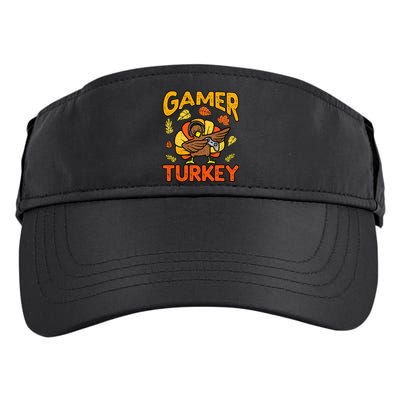 Happy Thanksgiving Dabbing Gamer Turkey Boys Adult Drive Performance Visor