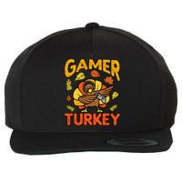 Happy Thanksgiving Dabbing Gamer Turkey Boys Wool Snapback Cap