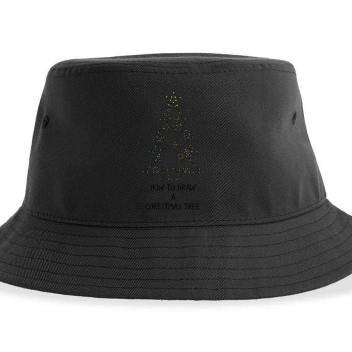 How To Draw A Christmas Tree Sustainable Bucket Hat