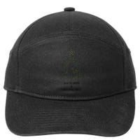 How To Draw A Christmas Tree 7-Panel Snapback Hat