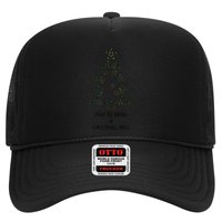 How To Draw A Christmas Tree Trucker Hat