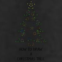 How To Draw A Christmas Tree Trucker Hat