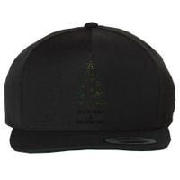 How To Draw A Christmas Tree Wool Snapback Cap