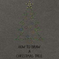 How To Draw A Christmas Tree Cotton Canvas Backpack