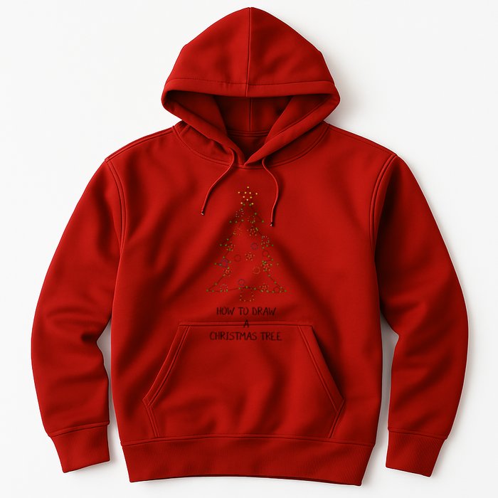 How To Draw A Christmas Tree Hoodie