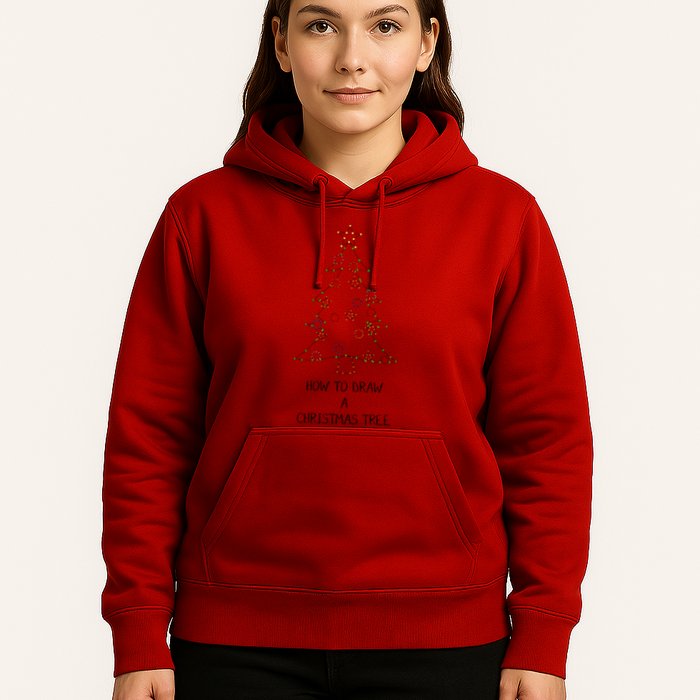 How To Draw A Christmas Tree Hoodie