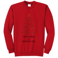 How To Draw A Christmas Tree Sweatshirt
